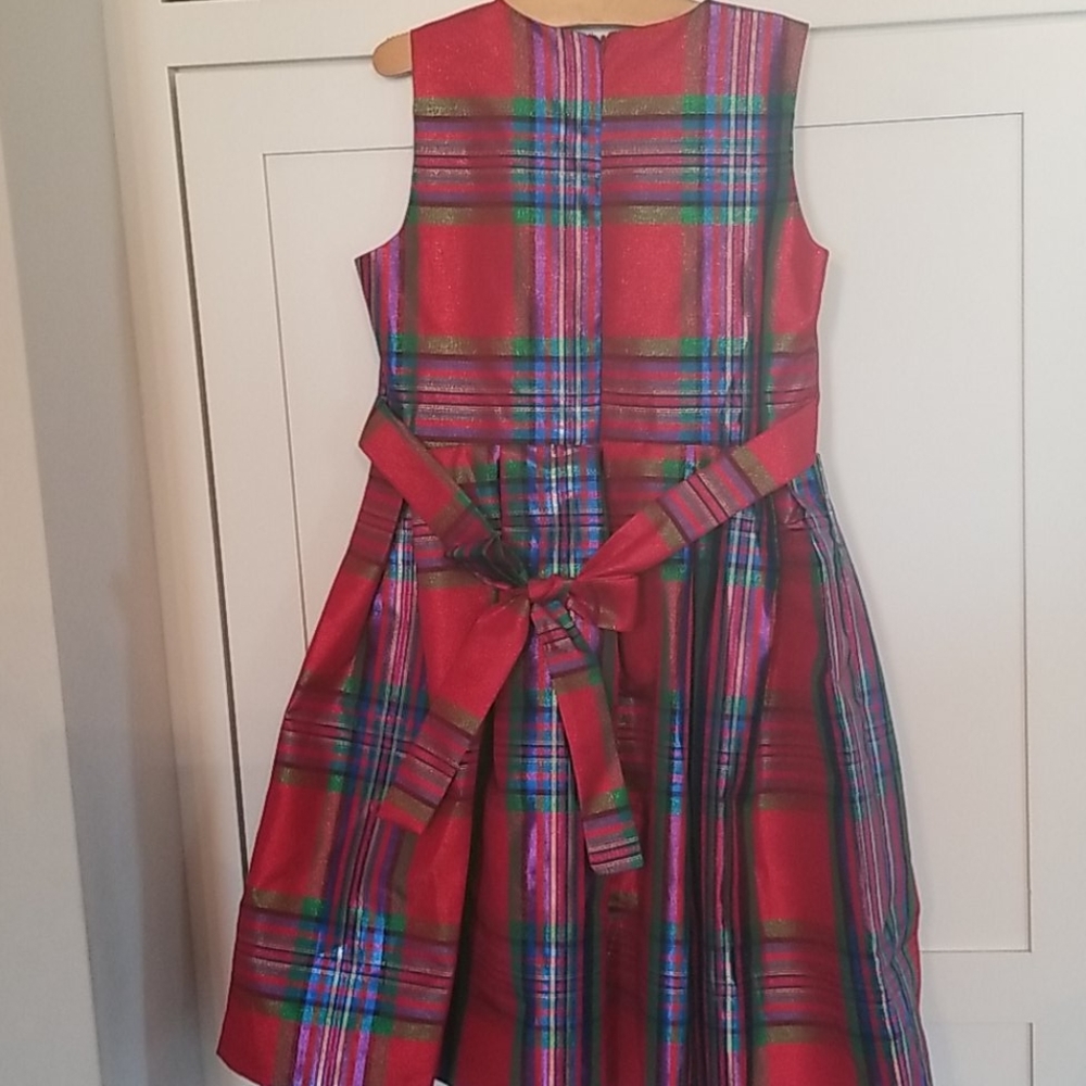 Girls PLAID Holiday Bonnie JEAN Dress - Picture 4 of 4